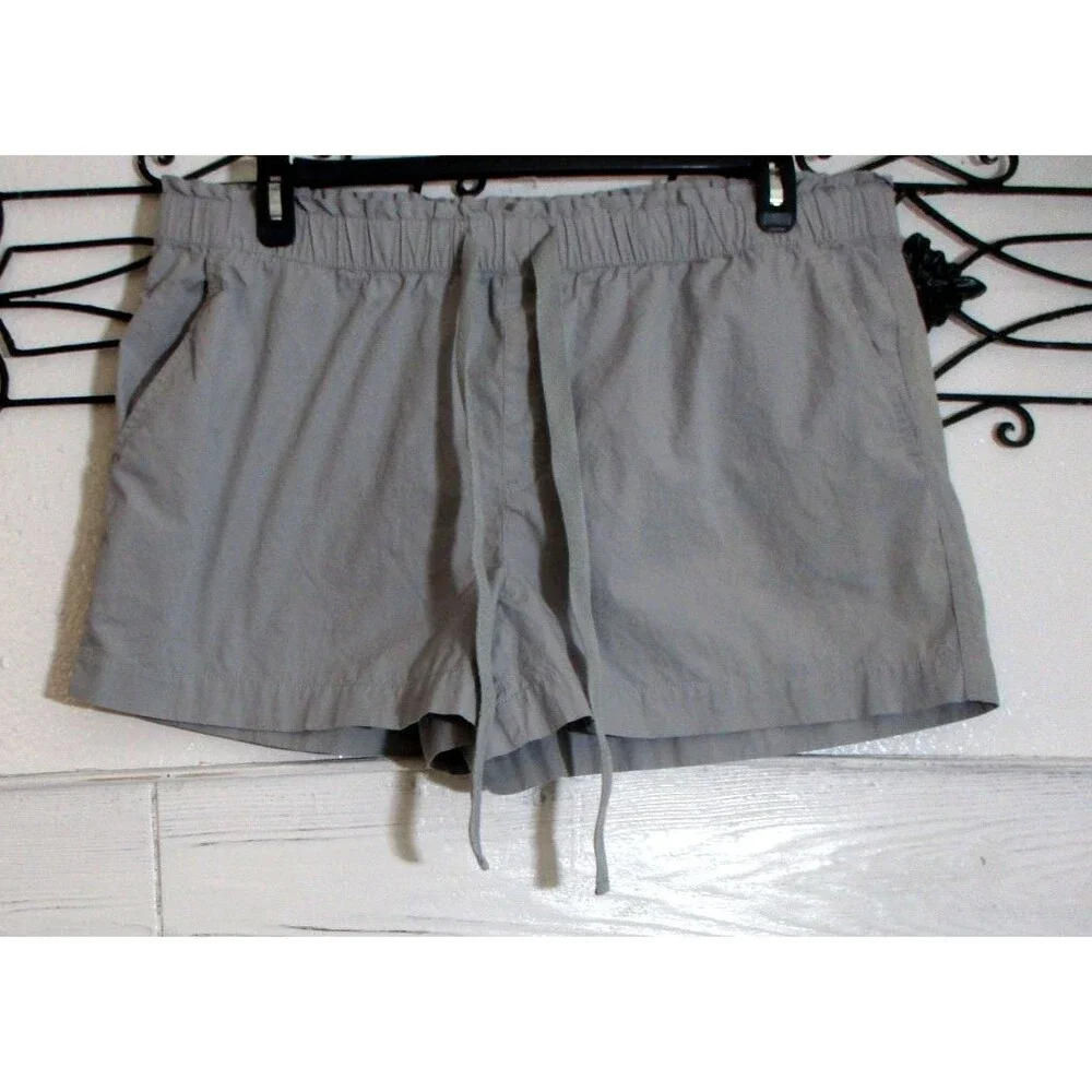 LOFT Shorts Women's Size XL Gray Pull On Pockets Elastic Waist